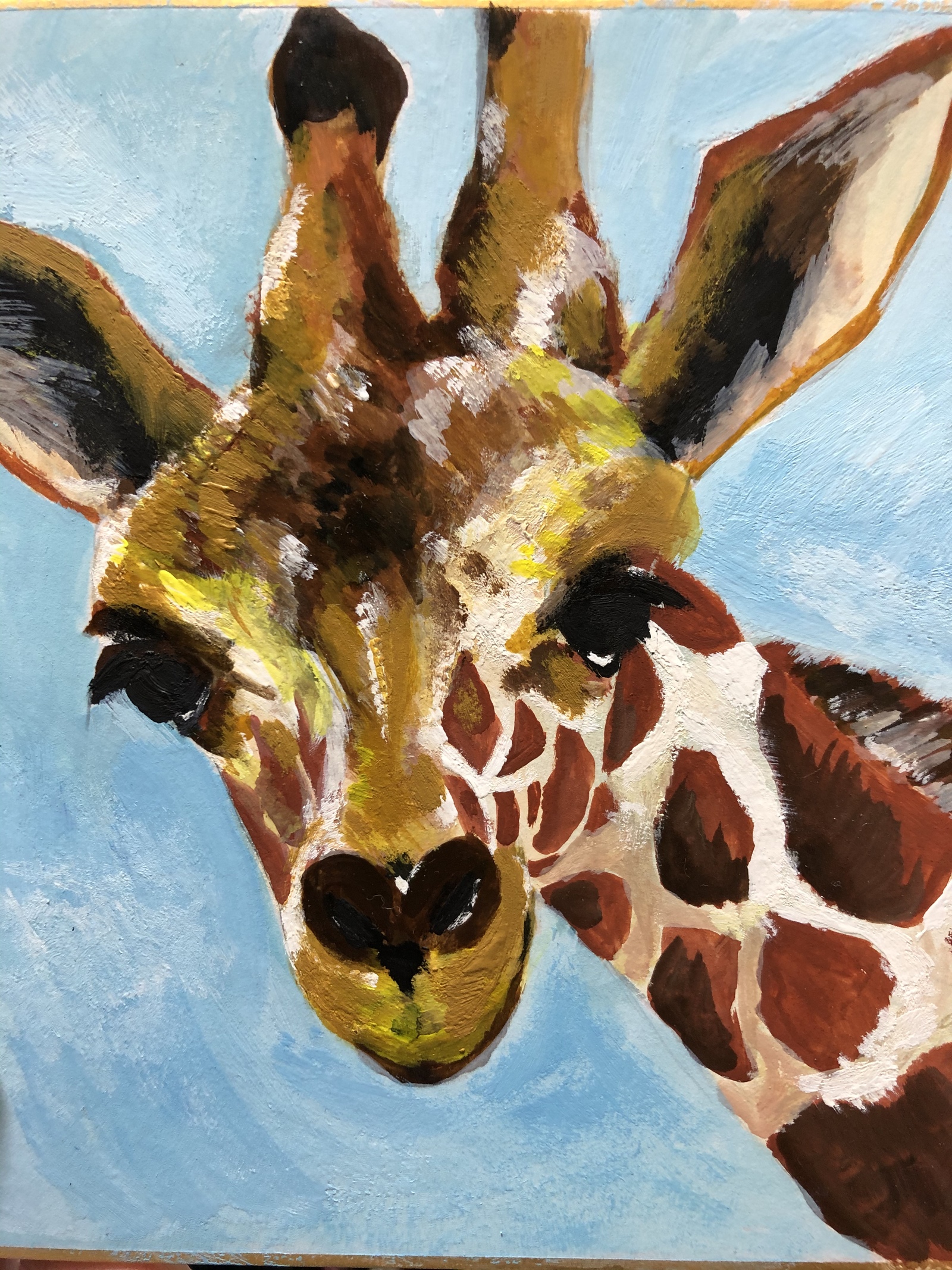動物の水彩画アート（トラとキリン） - MIKITY'S GALLERY
