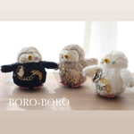 フクロウ(立体フォルム)NO.1 ♢ぬいぐるみ