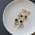 Grain color「モノトーン」ピアス・イヤリング