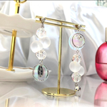 【送料無料】天使のオーロラピアス イヤリング/ノンホールピアス