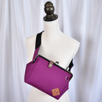 がまぐちボディバッグ（角）・紫