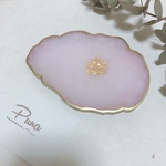 アゲートスライス　ジュエリープレート　アクセサリー置き　コースター