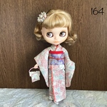 No.164 アイシードール　ネオブライス　りかちゃん振袖　辻ヶ花柄　薄ピンク