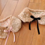 【Y様オーダー品】ふわふわファーティペット　バンビ柄
