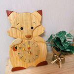 🦊キツネの掛け置き時計🦊