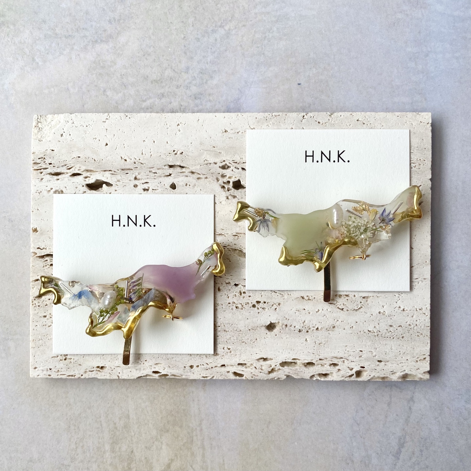 Flower clear ponyhook -yuragi- - H.N.K. | minne byGMOペパボ 国内