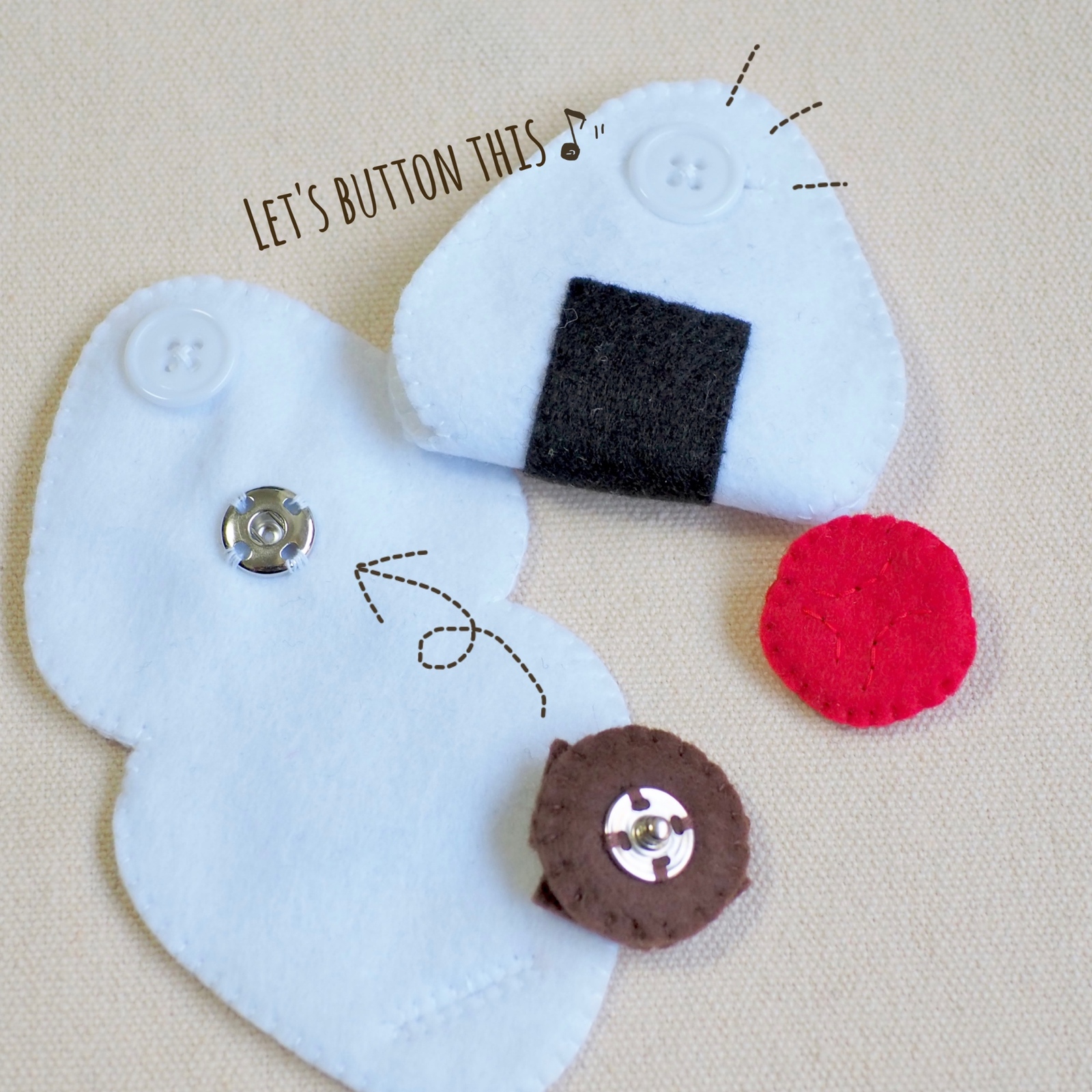 プレゼントに★人気★オーダーページ★フェルトおにぎり　知育玩具ボタン プレゼントに☆人気☆オーダーページ☆フェルトおにぎり 知育玩具