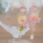 金具が選べるお花アクセサリー