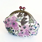 リバティ　がま口ポーチ　エドナ