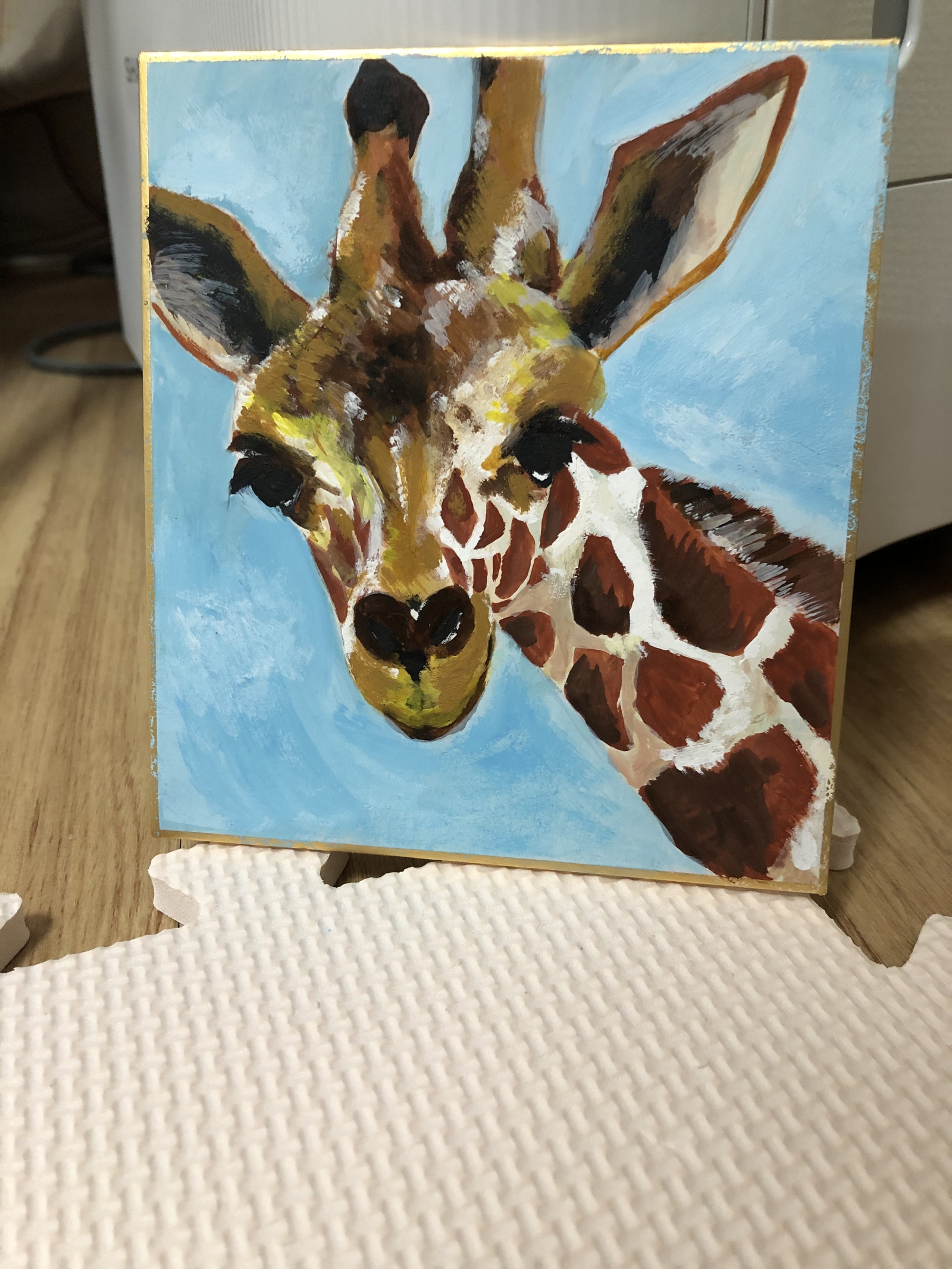 動物の水彩画アート（トラとキリン） - MIKITY'S GALLERY