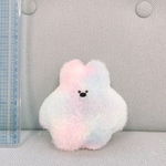 小さいマーブル柄うさぎ宇宙人くんぬいぐるみ