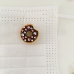 かじりかけ…♪ドーナツのマスクピアス♡チョコレート