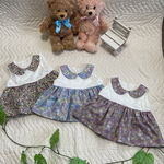 レースの夏のワンピース