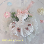 ピンクのお花＊チュチュのアロマストーン