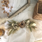 送料込み　NO.35 ドライフラワー横長スワッグ