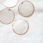 2pcs シェルプレート チャーム