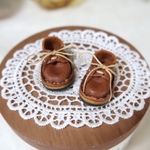 ＊ネオブライス＊　革靴　本革シューズ　茶