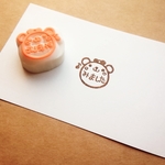 〈再販〉みましたはんこ（りぼんクマ）