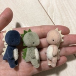 miar様専用<身長約4.5センチ>かいじゅうさん3きょうだい