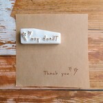手書きThank youのはんこ