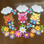 壁面飾り　保育園　幼稚園　病院施設　ハンドメイド