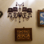 シャンデリア　ウォールステッカー/ウォールデコ【送料無料】