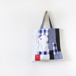 k様ご注文品　チェックパッチトートバッグ