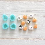ハロウィン(最大約１㎝）　クッキー型セット　【ミニチュア】シリーズ