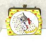 再販　大きながま口ポーチ　コヤンイサムチョン　ルミちゃん