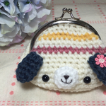 わんちゃんのがま口（9㎝）☆