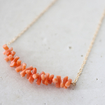 14KGF coral necklace[kgf3818]