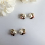 【限定特別価格】カフェカラーイヤリング・ピアス