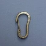 小さな普通の真鍮カラビナキーホルダー