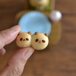 仲良しふたごのぱんだパン🐼 ブローチまたはパーツなし