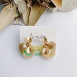 petal clear pierce /earring