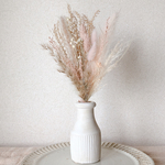 穂と小花のミニブーケ　　beige pink