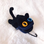 黒猫ちゃんコインケースバッグチャーム🐈‍⬛