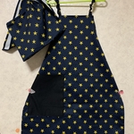エプロン 三角巾 巾着袋 セット ☆