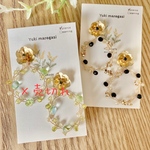 【50％OFF SALE】ー花輪ー《ピアス》