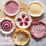 ケーキ コースター♡6つset