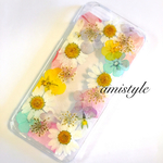 iPhone押し花ケースカバー