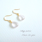 ＊再販＊ 14kgf rosequartz pierce