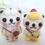 【k様ご予約品】茶トラ猫＆ニワトリくまちゃん 