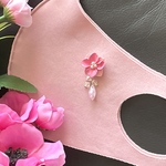 ゆらゆらお花のマスクチャーム[送料込]