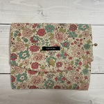 左利き用おさいふポーチ小（花柄）/通帳・カード入れに