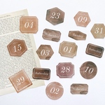 日付シール45枚set 《antique》[F184]