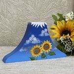 【夏】富士山 オブジェ【向日葵】【青空】【富士山】【和】【和風】