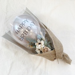 "botanical & natural " グレージュブーケ