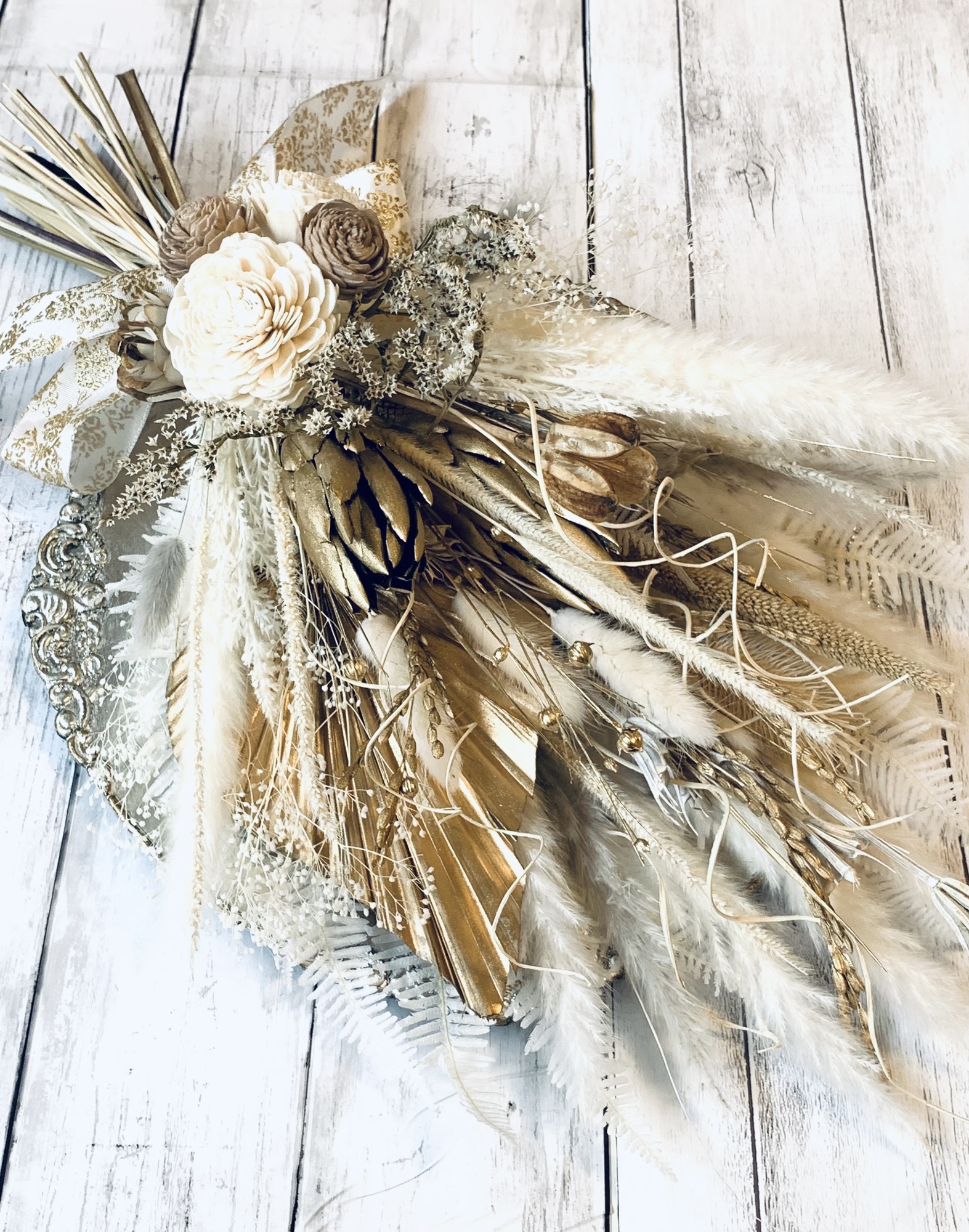 ブーケ・ブートニア asagao ブートニア・ヘアピック付き】夏色のあさがおブーケ 造花