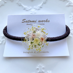 ❇︎botanical hair tie❇︎    ボタニカル　ヘアゴム　レジン　押し花　ドライフラワー　透明　夏　パール　大人可愛い　本物のお花　お花　花　